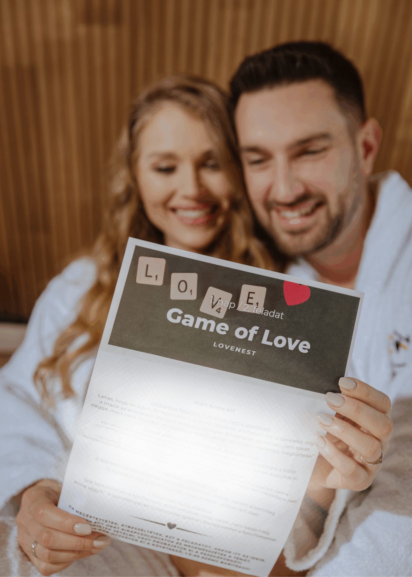 Pár a Game of Love ajándékutalvánnyal